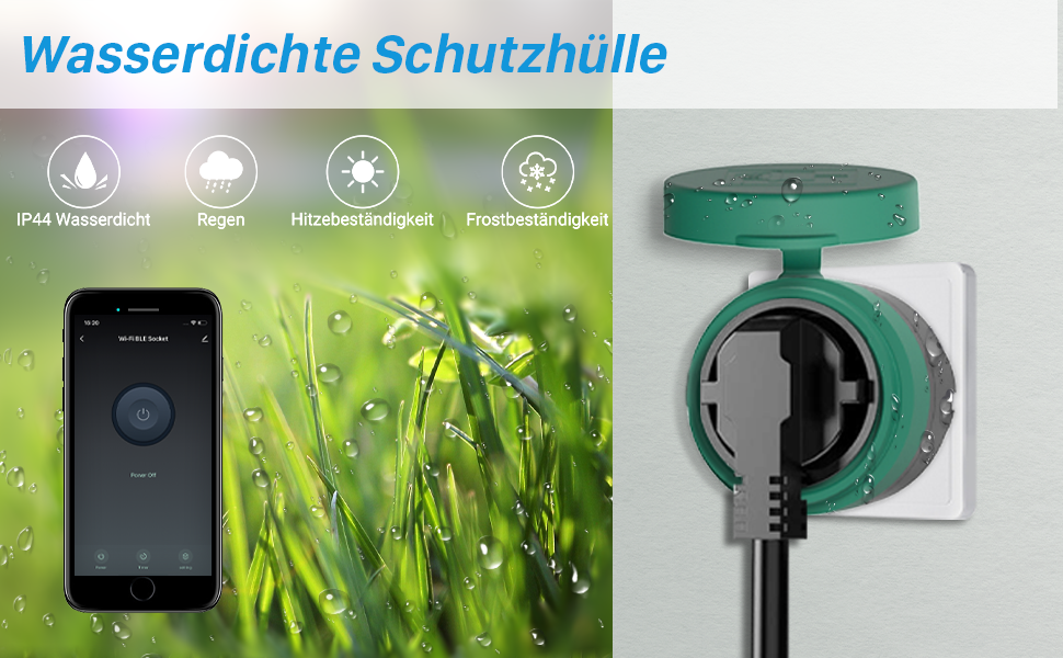 Qnect Wifi Stopcontact Buiten 10A IP44 kopen? | Stekkers